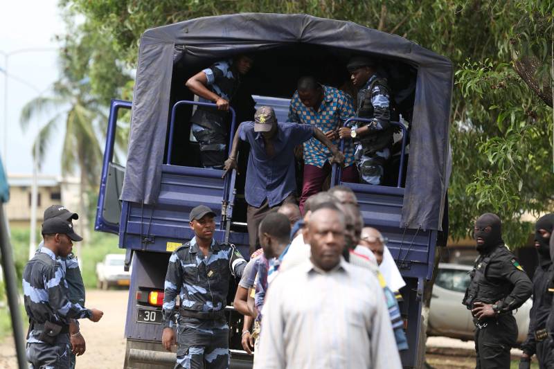 Gabon arrests dozens over knife attack on Danes