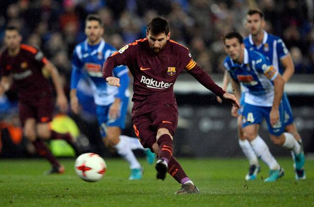 Missed Messi penalty costs Barca in cup derby defeat