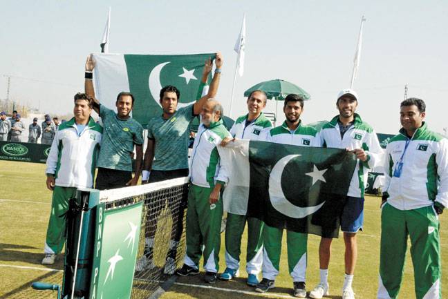 Pakistan thrash Korea 4-0 in Davis Cup tie