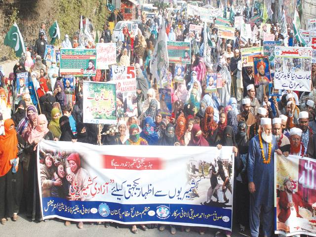 Rallies to highlight Kashmir