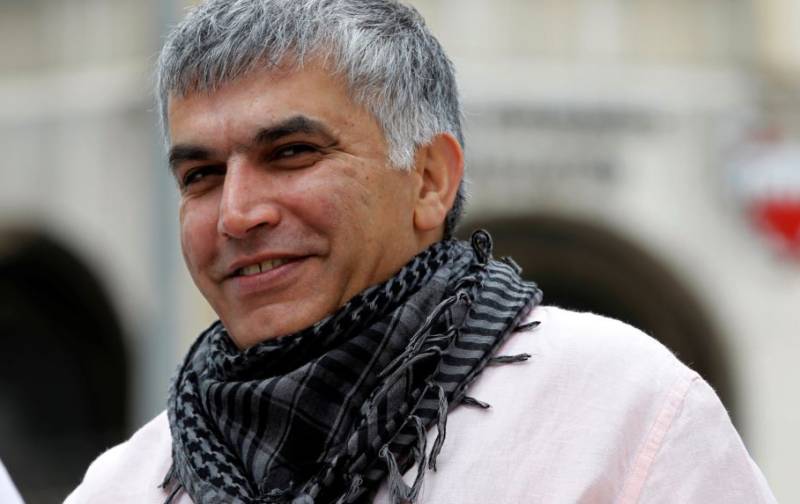 Bahrain activist Rajab sentenced to 5 yrs for tweets