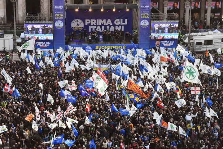  Election rally in Italy