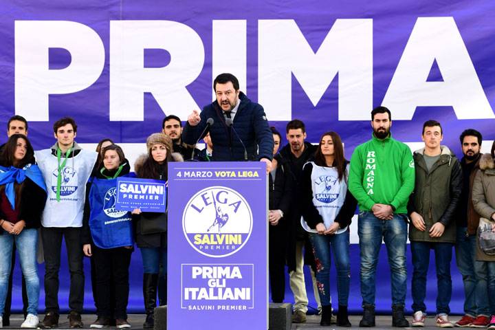 Election rally in Italy
