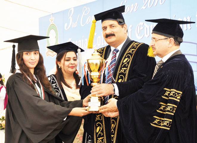 310 grads get degrees from Fazaia College of Education for Women 