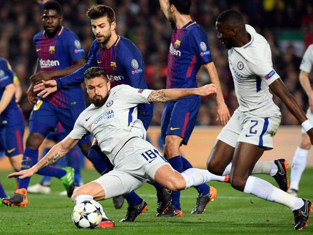 Messi hits century in Barca win over Chelsea