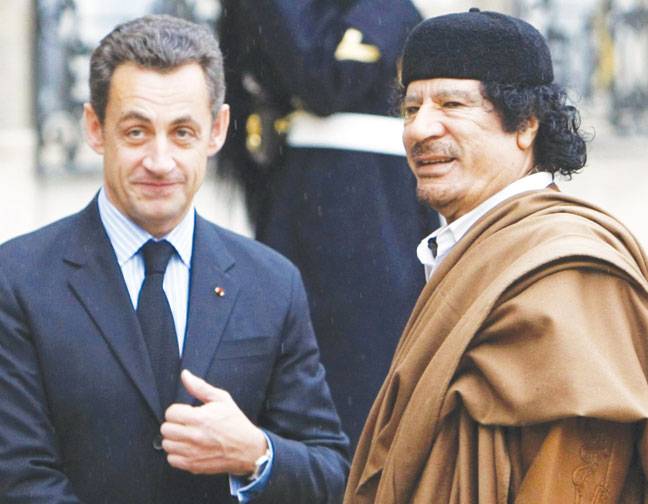 French ex-president held in Libya financing probe
