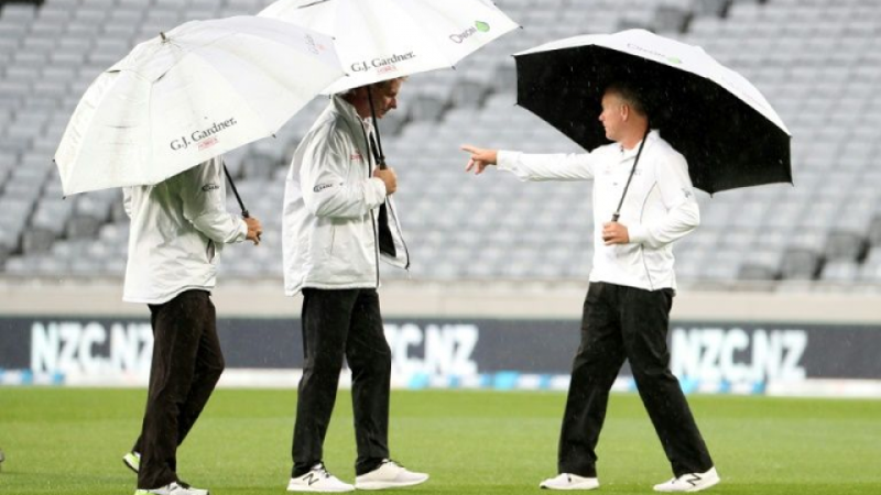 Rain frustrates New Zealand in 1st England Test