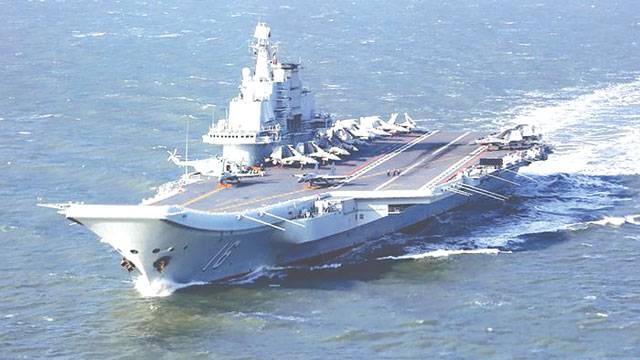 China carries out aircraft carrier drills in Pacific