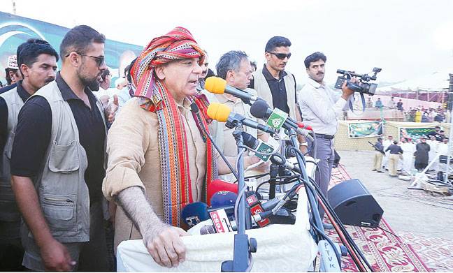 Shehbaz vows to develop Sindh like Punjab