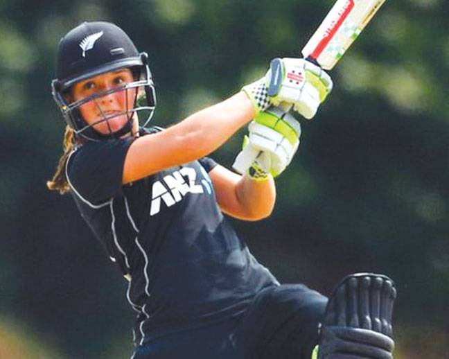 Kiwi teenager sets batting record in women's one-day cricket