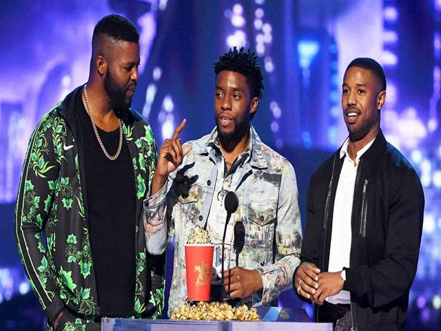 Black Panther star honours real-life hero at MTV awards