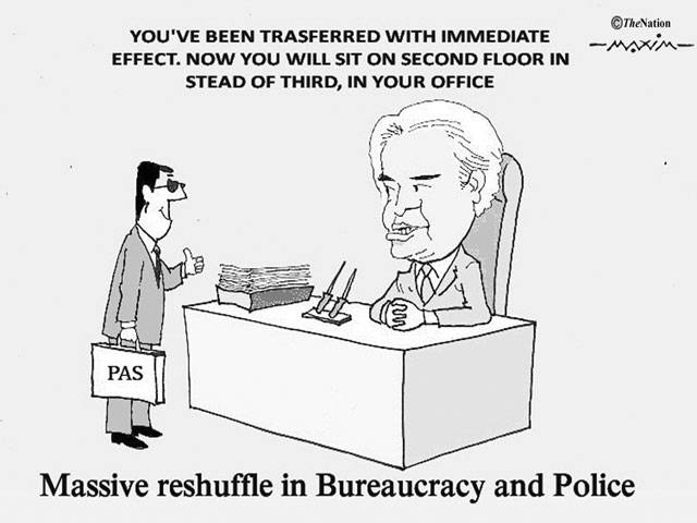  Massive reshuffle in Bureaucracy and Police
