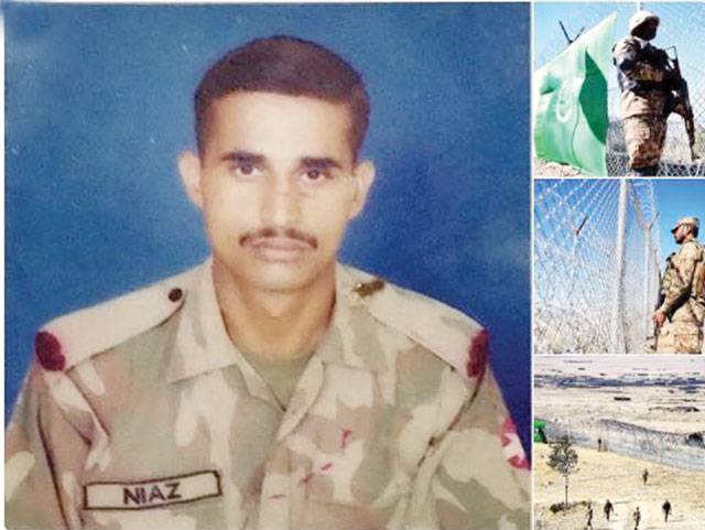 Pak soldier martyred in cross-border firing 