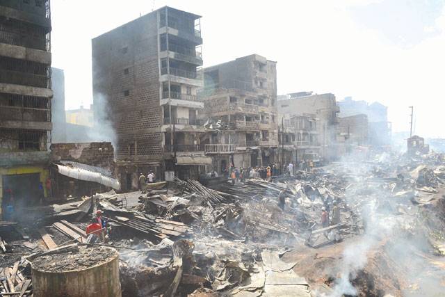 Deadly fire rips through Nairobi’s main market