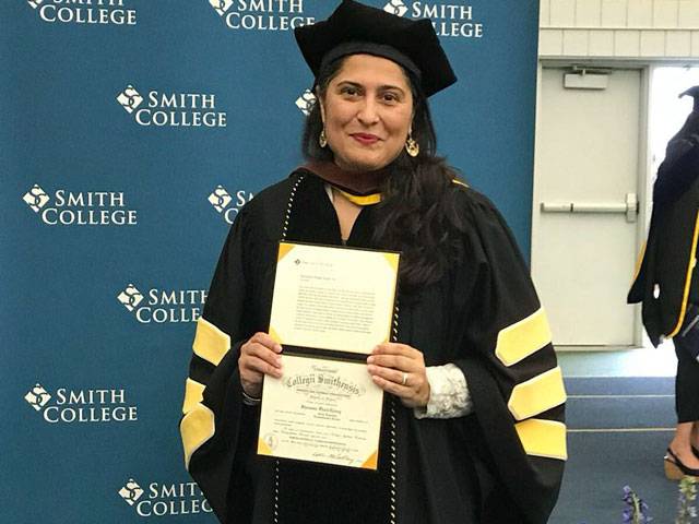 Sharmeen inducted into Smith College Board of Trustees