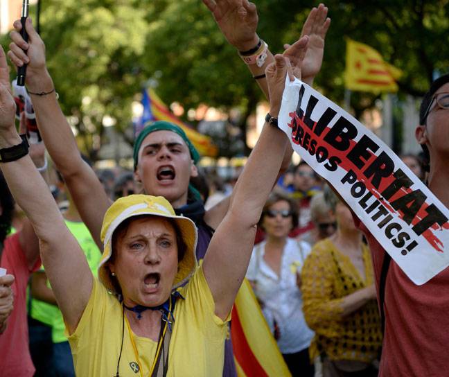 Catalonia demo