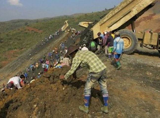 15 dead in Myanmar jade mine landslide