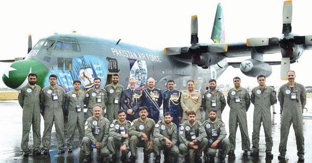 PAF declared runner-up in UK air show