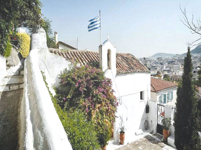 A bit of the Greek islands in the heart of historic Athens 