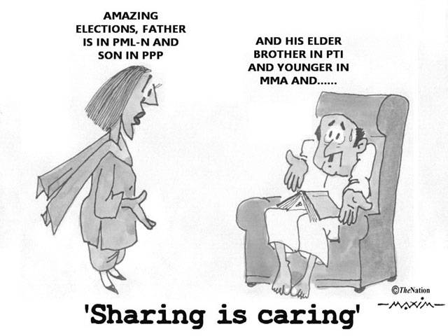 'Sharing is caring'