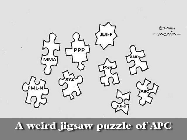 A weird jigsaw puzzle of APC