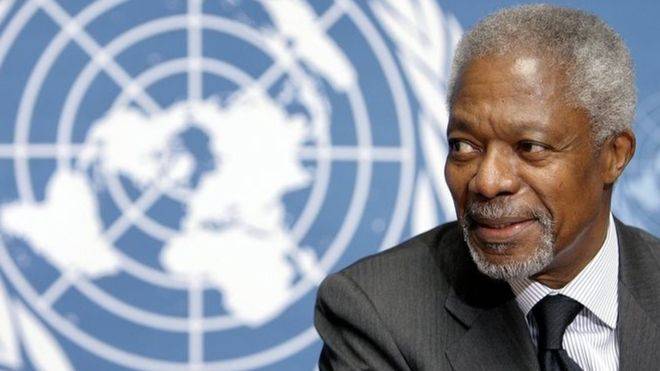 Kofi Annan, former UN secretary general, dies