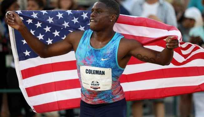 'New boss' Coleman scorches to seventh fastest 100m time