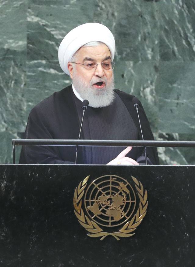 Rouhani says Trump seeking Iran leadership ‘overthrow’