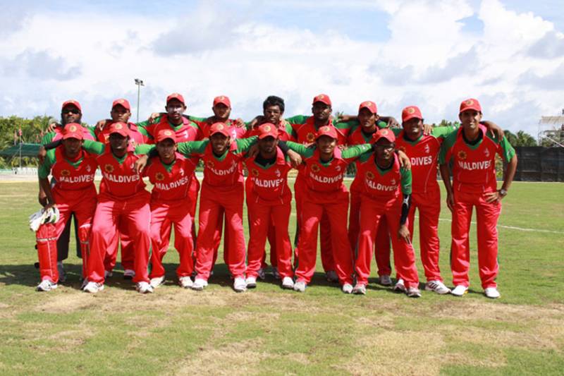 Maldives team arrive to play 5-match T20 series