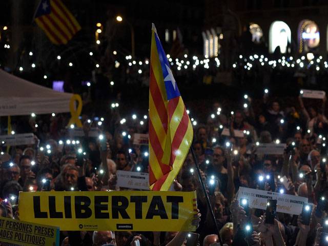 Spain-Catalonia demo