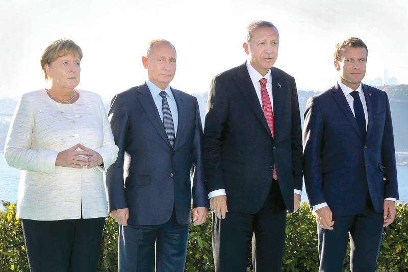 Turkey hosts summit with Russian, French, German leaders