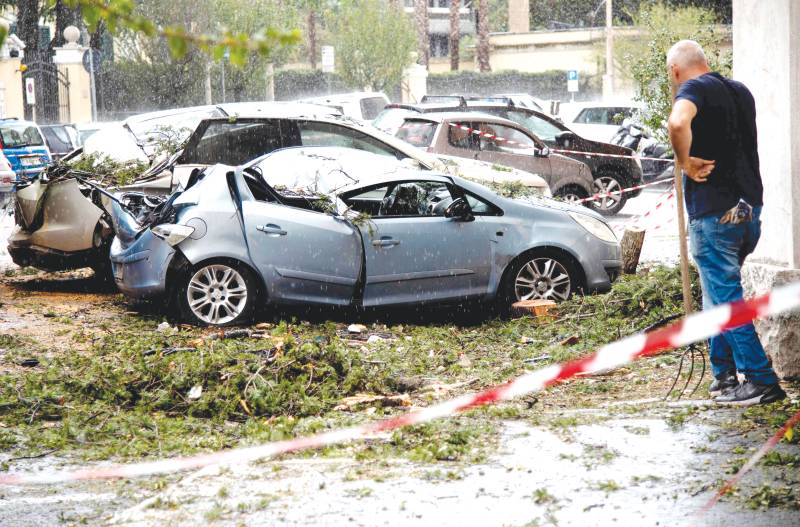 10 dead in Italy storms as wild weather sweeps Europe
