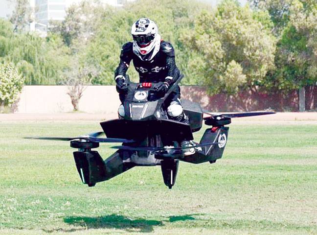Dubai Police start training on flying motorbikes