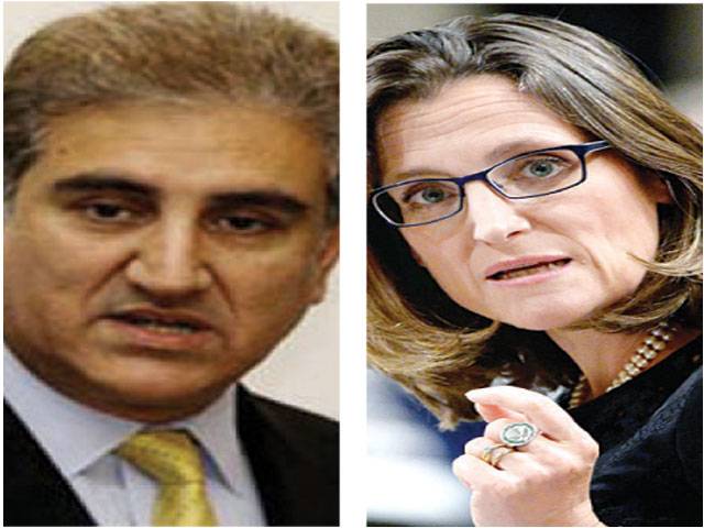 Pakistan to protect Aasia’s rights, Qureshi tells Canadian FM