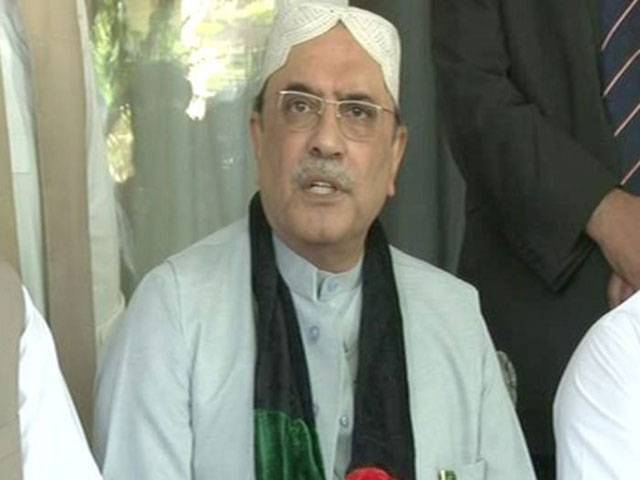 Zardari condemns arrest of Saad