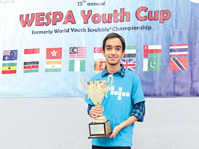 12-year-old Imaad wins WESPA Youth Cup