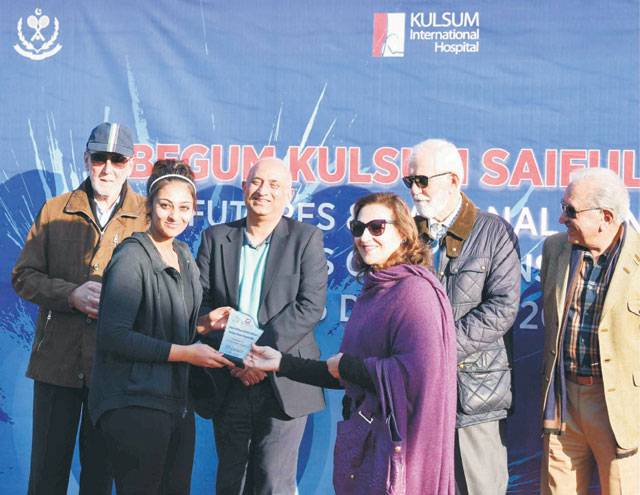 Ushna crowned Begum Kulsum ITF Futures Tennis champion