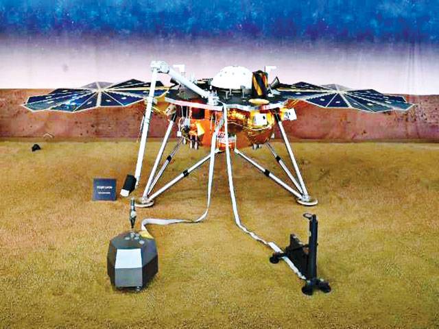 NASA's InSight lander places first Instrument on Mars