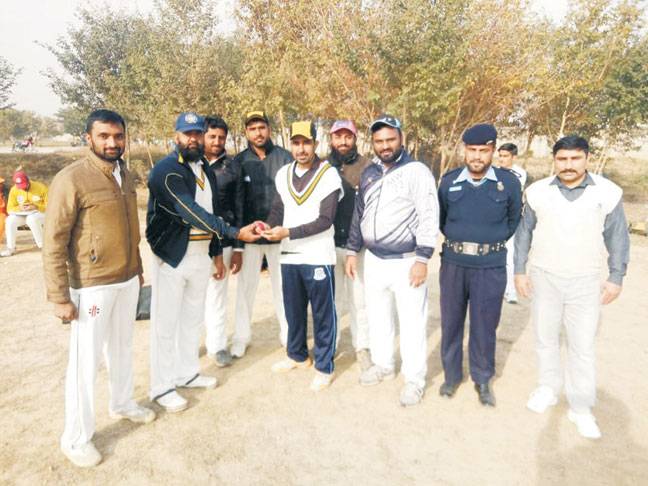 Islamabad Police cricket team victorious