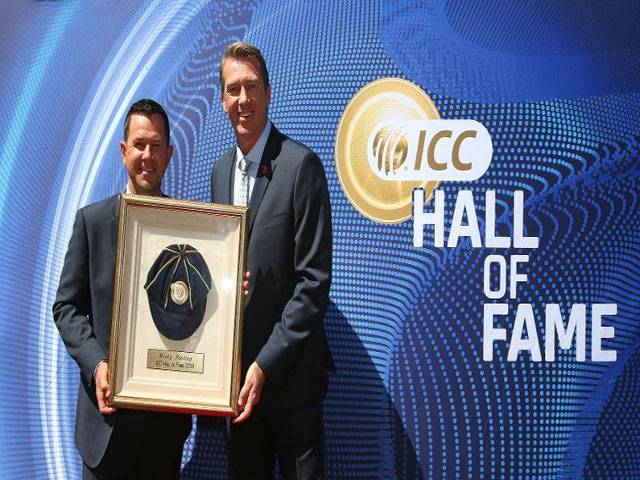 Ponting inducted into ICC Hall of Fame