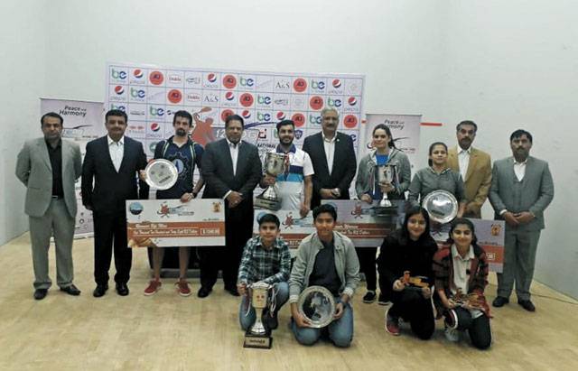 Tayyab, Muqaddas win DG Rangers squash titles