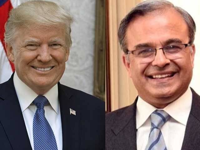 Pak Ambassador to US presents credentials to Trump