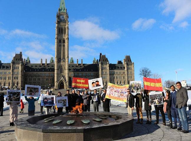 Canadians express solidarity with Kashmiris