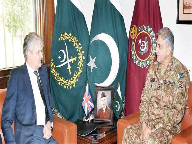 UK defence secy holds talks with COAS