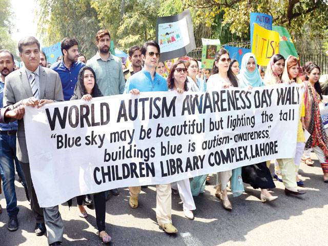 Walk for awareness about autism