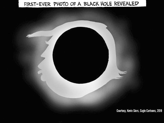 FIRST-EVER PHOTO OF A BLACK HOLE REVEALED