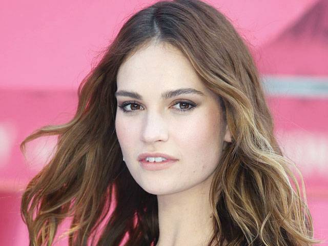 Lily James worries about being typecast