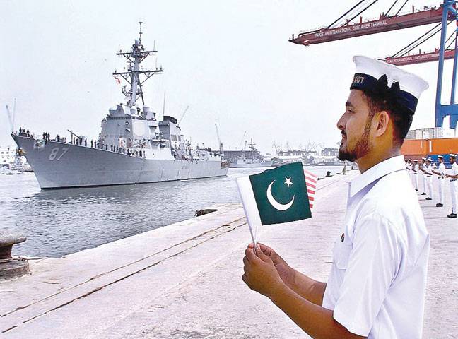 US navy ship concludes visit to Pakistan
