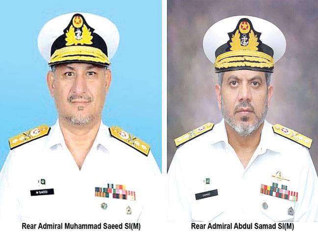 Two Naval Commodores made Rear Admiral