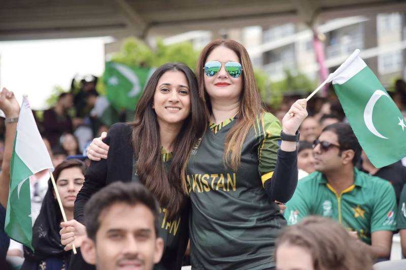 Pakistan fans celebrate victory Photos by APP